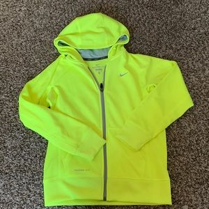 Like Green Nike Zip Up Hoodie